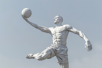 3D Model of Beach Volleyball Player Jump Serve for Biomechanical Studies and Sports Design