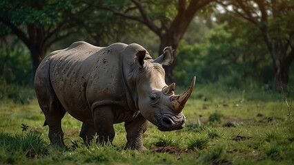 A indian rhinoceros