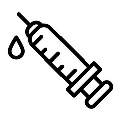 syringe ilustration icon