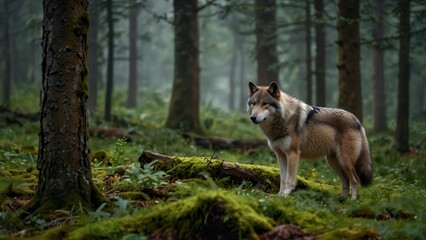 A beautiful Wolf Guardians of the Wilderness Exploring the Realm of Wolves