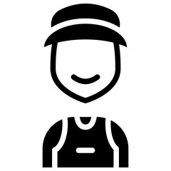 technician solid icon
