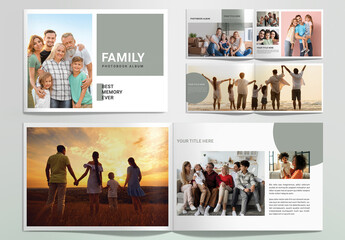 Family Photo Album Book Layout