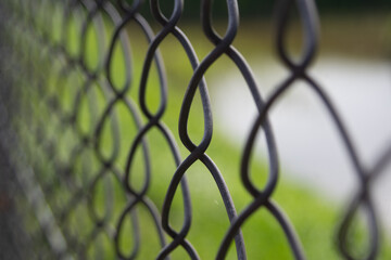 close up of a fence