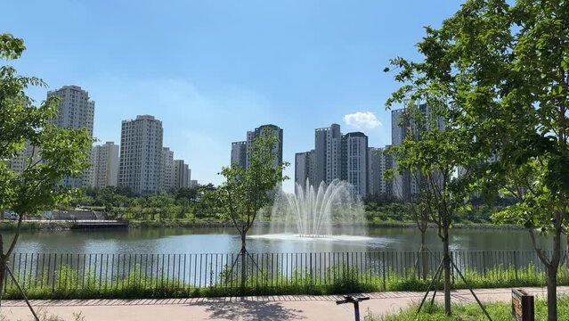 호수공원 분수