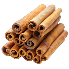 cinnamon on transparent background
