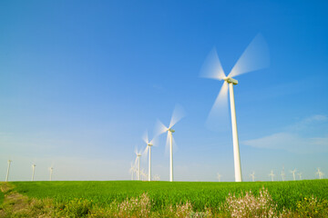 Wind turbine generators for green electricity production