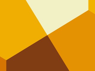 A yellow and brown background with a triangle in the middle
