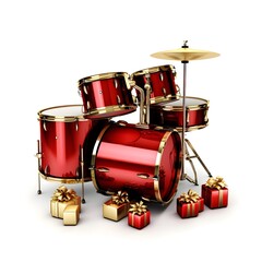 red christmas drum