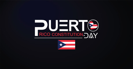 Puerto Rico Constitution Day Vector Art that Captures the Beauty