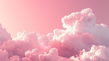 Pink Sky and Clouds