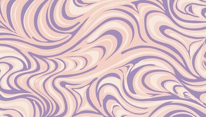 Abstract background with waves. Liquified texture curving gracefully, in a seamless blend of e, beige, pink pastel, and ivory colors