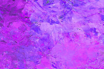 Abstract Oil Paint Texture on Canvas Background