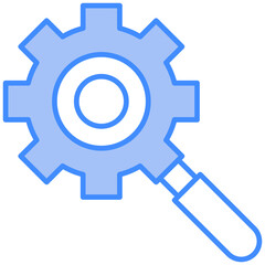 setting, gear, lense, search, tool Icon