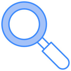 Glass, magnifying, find, scan Icon