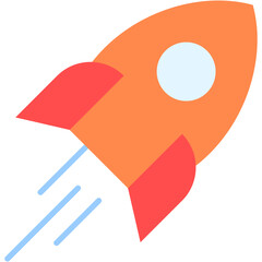 Launch, optimization, rocket, startup Icon