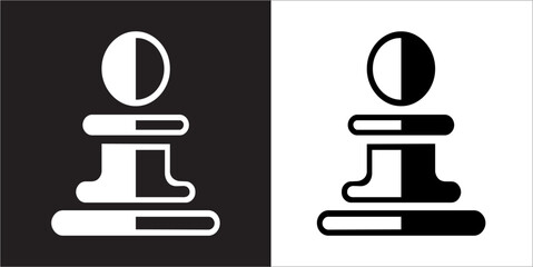 IIlustration Vector graphics of Chess icon
