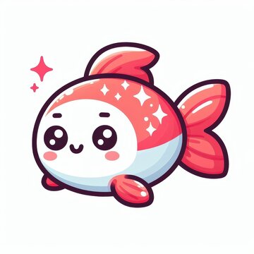 recommend clip art: A cartoon fish with a smile on its face