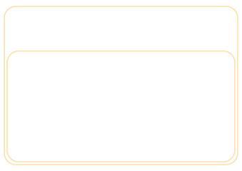 Obraz premium 黄色のシンプルなタブ付きフレーム