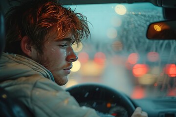 Distracted Driving Awareness Campaign Campaign visuals addressing the dangers of distracted driving