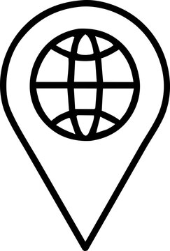 recommend clip art: pin icon outline