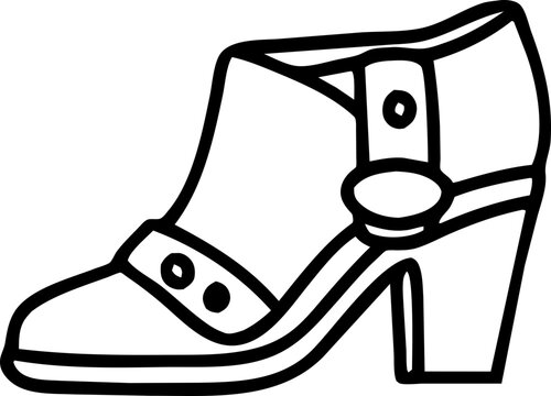 recommend clip art: shoe icon outline