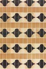 fondo modernista de Cer&aacute;mica de Barcelona, azulejo vintage a&ntilde;os 70s 60s, baldosas marrones t&iacute;picas de Espa&ntilde;a, suelo hidr&aacute;ulico catal&aacute;n, mosaico artesano abstracto de cer&aacute;mica 