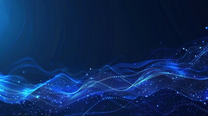 Abstract big data visualization. futuristic space. Technology background design