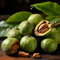 garcinia cambogia malabar tamarind vadakkan puli,Garcinia gummi-gutta known as Garcinia cambogia as well as brindleberry,comenly use for foods and medicinal purpose,generate ai
