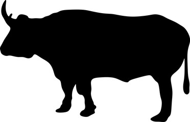 cow vector art, cow silhouette image suitable for logos or qurban coupons, Eid Adha Eid Hajj cows
