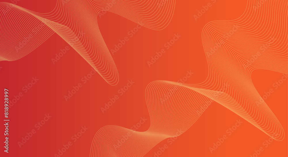 Poster abstract background with waves technology particles lines mesh wave background