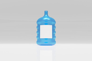 bottle with water