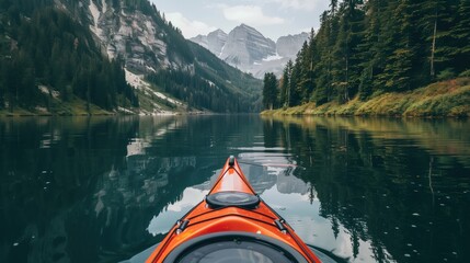 Kayak on the lake