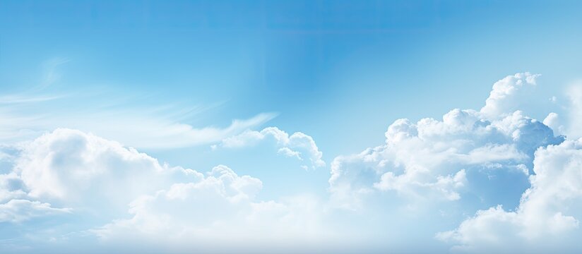 The free included blue sky background offers ample copy space for product or advertising wording design