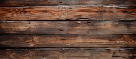 Fototapeta premium A rustic wooden texture serving as a backdrop with enough space for text or images. Copyspace image