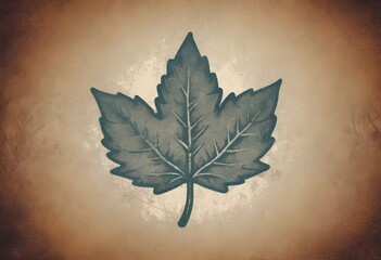 Craft a vintageinspired leaf logo with distressed  (8)