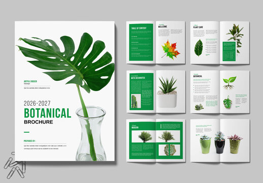 Botanical Brochure Template