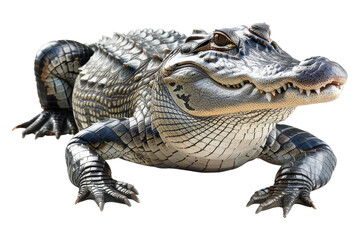 Fototapeta premium Alligator isolated on transparent background