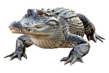 Fototapeta premium Alligator isolated on transparent background