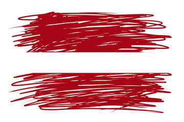 national flag of austria design template