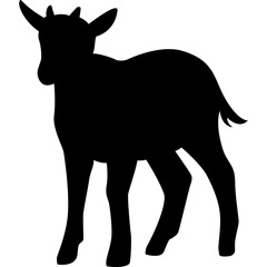 Goat Silhouette Shape