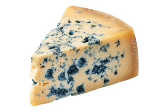 Cheese that in a blue color isolated on transparent background - Powered by Adobe