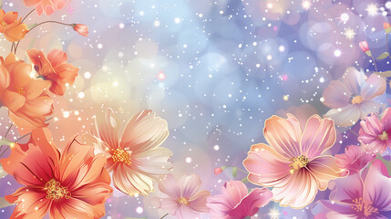 Gorgeous flower background wallpaper