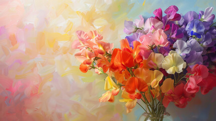 Colorful freesia wallpaper background