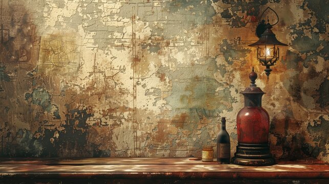 Vintage and Retro Backgrounds Old-Fashioned: An illustration with a vintage or retro aesthetic