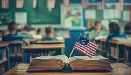 Independence celebration, school concept