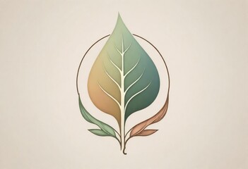 modernist-style-Craft-a-logo-featuring-a-leaf-emer (12)