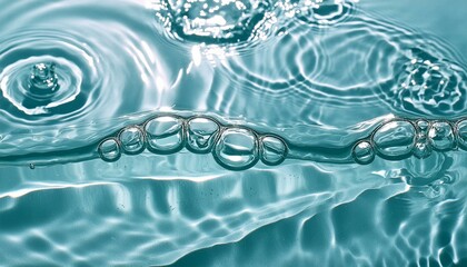 blue water wave texture background,Closeup of desaturated  clear calm water surface texture with splashes and bubbles. Trendy abstract nature background.turquoise water surface
