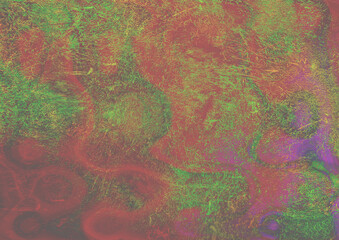 Grunge abstract colorful background. Modern futuristic painted wall for backdrop or wallpaper with copy space. Close up image