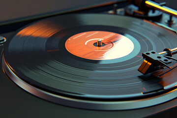 vinyl disc, gramophone, old record player