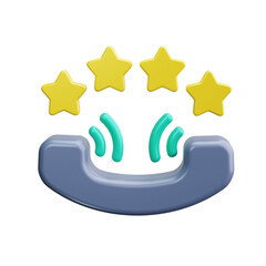 phone call 3d render icon